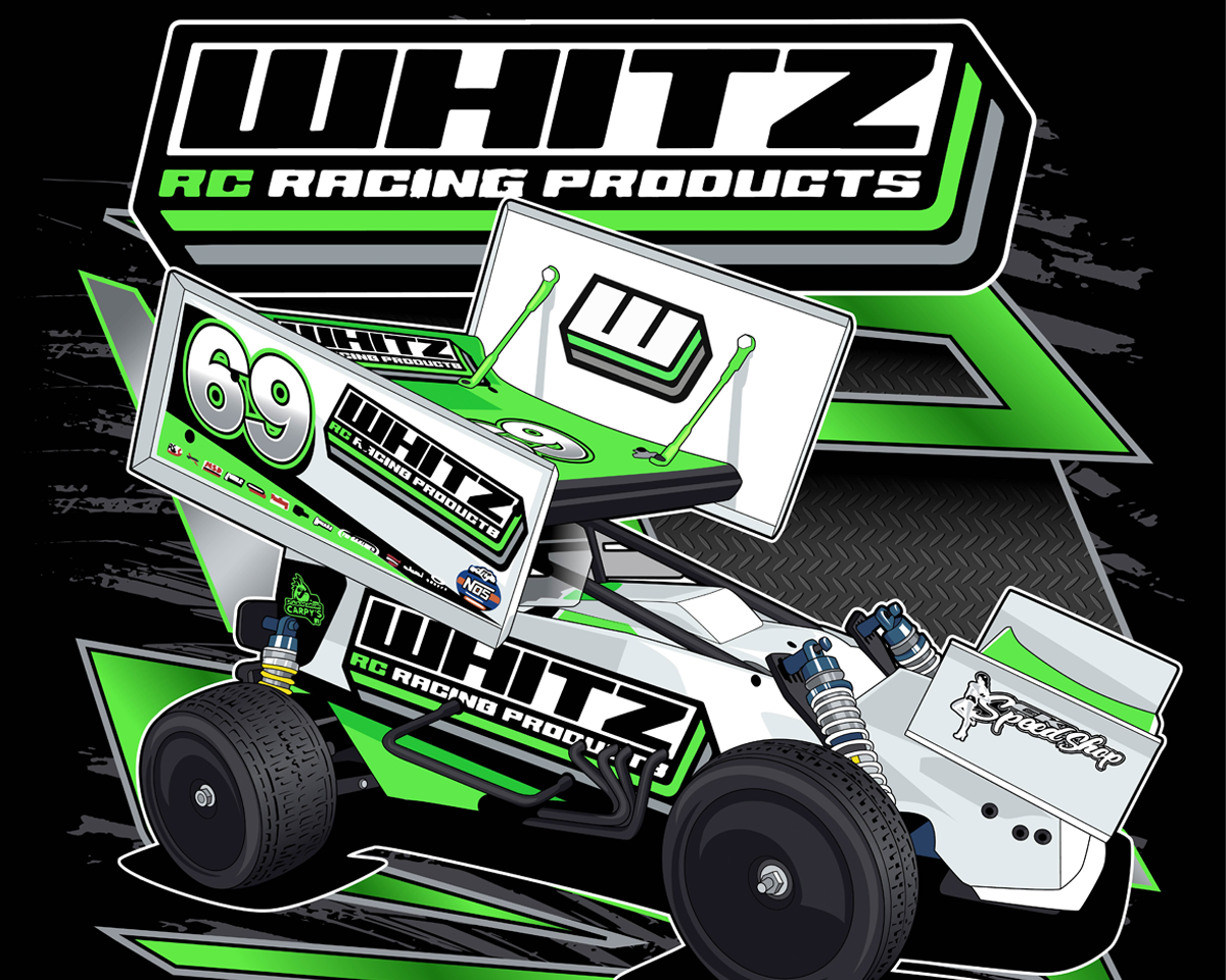 Whitz Racing #DirtOval T-Shirt (Black)