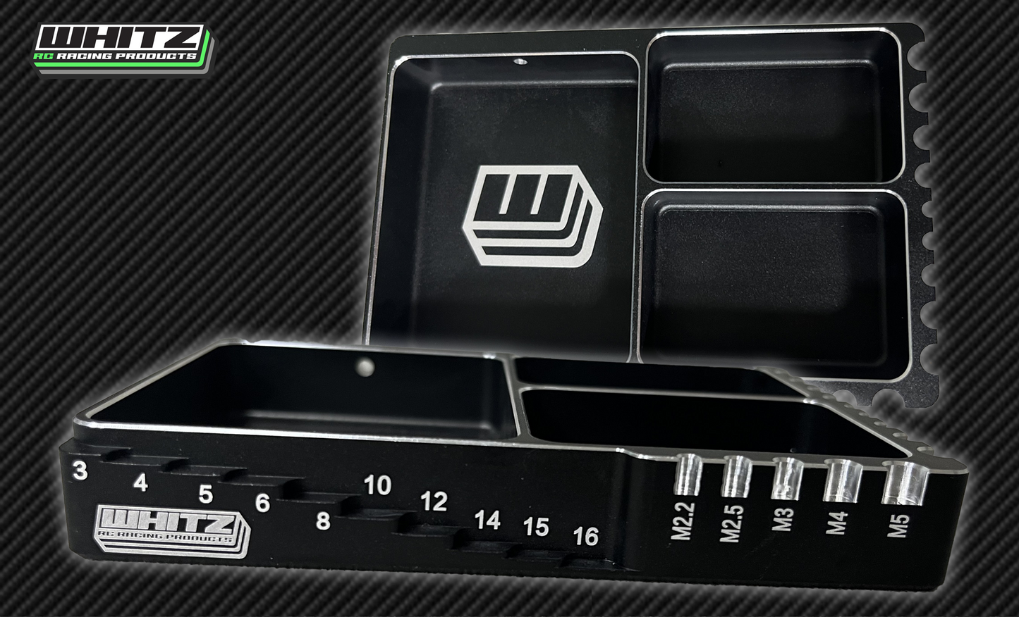 Bandeja de piezas de aluminio multifuncional