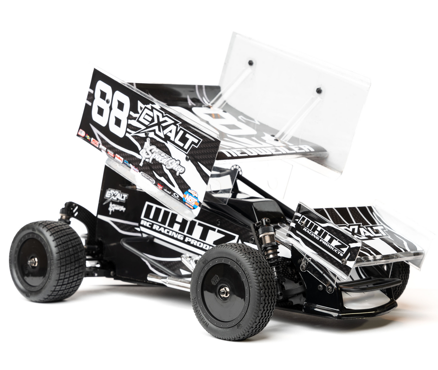 1/10 Whiplash Front 2.2" 12mm Sprint Car Wheels ONLY (2)