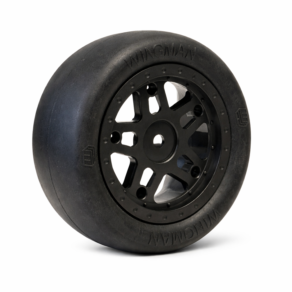 Neumáticos traseros de 2,2" y 12 mm para coche de carreras (escala 1/10) (2)