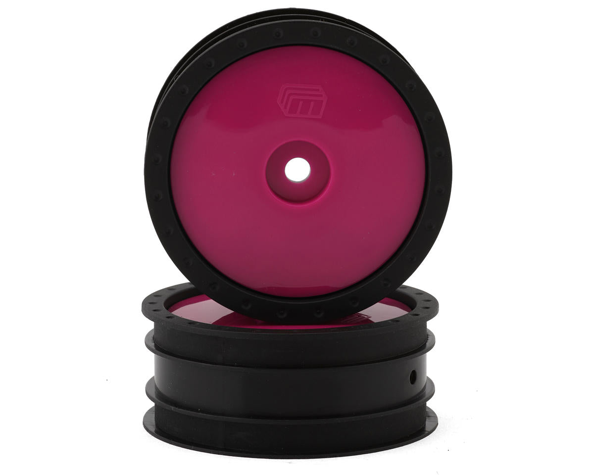 Ruedas delanteras Whiplash de 2,2" y 12 mm para coche de carreras (2)